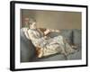 La Sultane Lisant', a Lady in Turkish Costume Reading on a Divan-Jean-Etienne Liotard-Framed Giclee Print