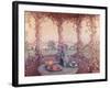 La Table sous la Tonnelle-Henri Eugene Augustin Le Sidaner-Framed Giclee Print