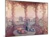 La Table sous la Tonnelle-Henri Eugene Augustin Le Sidaner-Mounted Giclee Print