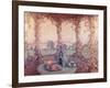 La Table sous la Tonnelle-Henri Eugene Augustin Le Sidaner-Framed Giclee Print