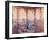 La Table sous la Tonnelle-Henri Eugene Augustin Le Sidaner-Framed Giclee Print