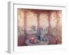 La Table sous la Tonnelle-Henri Eugene Augustin Le Sidaner-Framed Giclee Print