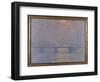 La Tamise à Charing-cross-Claude Monet-Framed Giclee Print