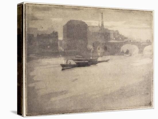 La Tamise (The Thames), 1894-Joseph Pennell-Stretched Canvas
