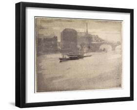 La Tamise (The Thames), 1894-Joseph Pennell-Framed Giclee Print