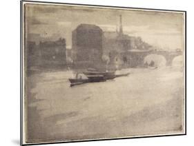 La Tamise (The Thames), 1894-Joseph Pennell-Mounted Giclee Print