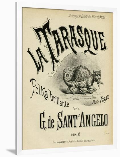 La Tarasque Polka-null-Framed Art Print