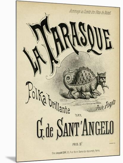 La Tarasque Polka-null-Mounted Art Print