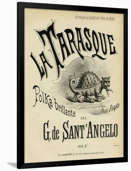 La Tarasque Polka-null-Framed Art Print