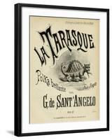 La Tarasque Polka-null-Framed Art Print