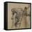 La Tasse de chocolat, après le bain-Edgar Degas-Framed Stretched Canvas