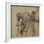La Tasse de chocolat, après le bain-Edgar Degas-Framed Giclee Print