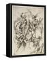 La Tentation de saint Antoine-Martin Schongauer-Framed Stretched Canvas