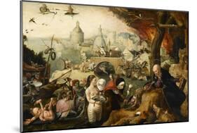 La tentation de saint Antoine-Pieter Huys-Mounted Giclee Print