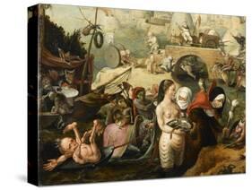 La tentation de saint Antoine-Pieter Huys-Stretched Canvas