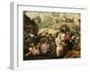 La tentation de saint Antoine-Pieter Huys-Framed Giclee Print