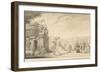 La terrasse du château de Chantilly-Jacques Rigaud-Framed Giclee Print