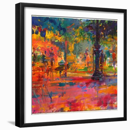 La Terrasse Du Jardin-Peter Graham-Framed Giclee Print