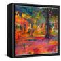 La Terrasse Du Jardin-Peter Graham-Framed Stretched Canvas