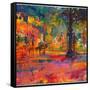 La Terrasse Du Jardin-Peter Graham-Framed Stretched Canvas