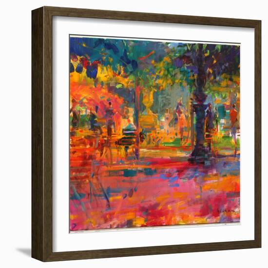 La Terrasse Du Jardin-Peter Graham-Framed Giclee Print