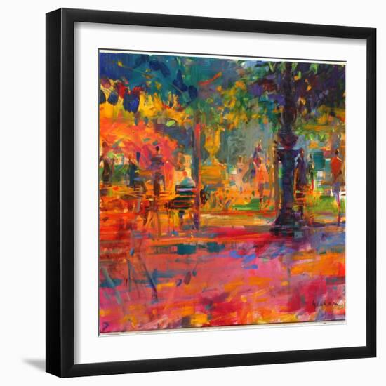 La Terrasse Du Jardin-Peter Graham-Framed Giclee Print