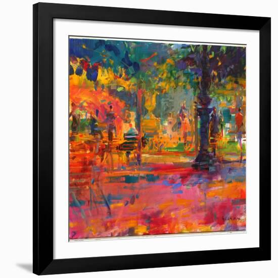 La Terrasse Du Jardin-Peter Graham-Framed Giclee Print