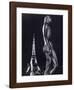 La Terrasse du Palais de Chaillot, Paris-Robert Doisneau-Framed Art Print