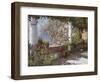 la Terrazza a Positano-Guido Borelli-Framed Giclee Print