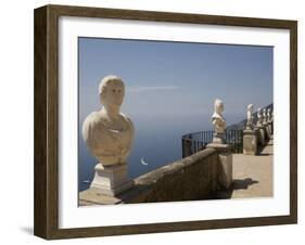 La Terrazza Dell'Infinito, Villa Cimbrone, Ravello, Costiera Amalfitana-Oliviero Olivieri-Framed Photographic Print