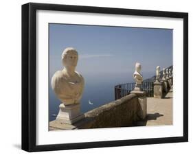 La Terrazza Dell'Infinito, Villa Cimbrone, Ravello, Costiera Amalfitana-Oliviero Olivieri-Framed Photographic Print