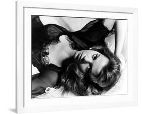 La Tete a l'envers TALL STORY by JoshuaLogan with Jane Fonda, 1960 (b/w photo)-null-Framed Photo