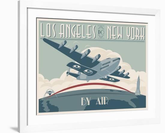 La To Ny Zazzle2-Steve Thomas-Framed Premium Giclee Print