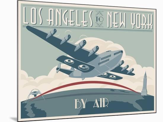 La To Ny Zazzle2-Steve Thomas-Mounted Premium Giclee Print