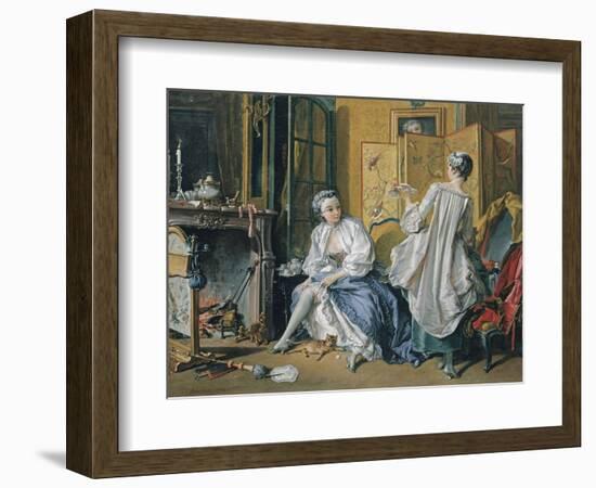 La Toilette, 1742-François Boucher-Framed Giclee Print