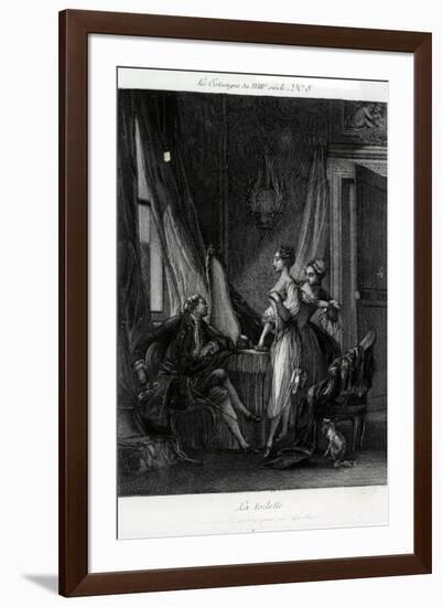 La Toilette, 1771-Pierre Antoine Baudouin-Framed Giclee Print