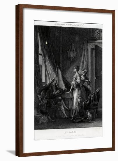 La Toilette, 1771-Pierre Antoine Baudouin-Framed Giclee Print