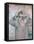 La Toilette, 1891-Henri de Toulouse-Lautrec-Framed Stretched Canvas