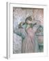 La Toilette, 1891-Henri de Toulouse-Lautrec-Framed Giclee Print