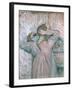 La Toilette, 1891-Henri de Toulouse-Lautrec-Framed Giclee Print