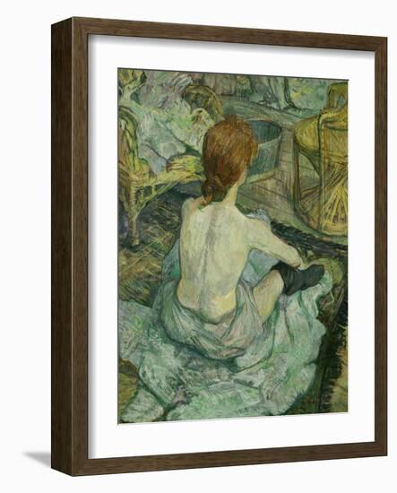 La Toilette, 1896-Henri de Toulouse-Lautrec-Framed Premium Giclee Print