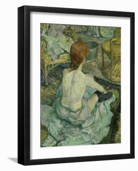 La Toilette, 1896-Henri de Toulouse-Lautrec-Framed Premium Giclee Print