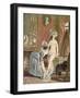 La Toilette, Engraving by Louis Marin Bonnet-Nicolas Rene Jollain-Framed Giclee Print