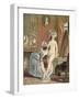 La Toilette, Engraving by Louis Marin Bonnet-Nicolas Rene Jollain-Framed Giclee Print