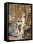 La Toilette, Engraving by Louis Marin Bonnet-Nicolas Rene Jollain-Framed Stretched Canvas