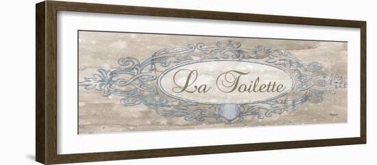 La Toilette Sign - Mini-Todd Williams-Framed Photographic Print