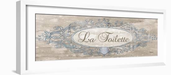 La Toilette Sign - Mini-Todd Williams-Framed Photographic Print