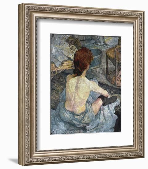 La Toilette-Henri de Toulouse-Lautrec-Framed Art Print