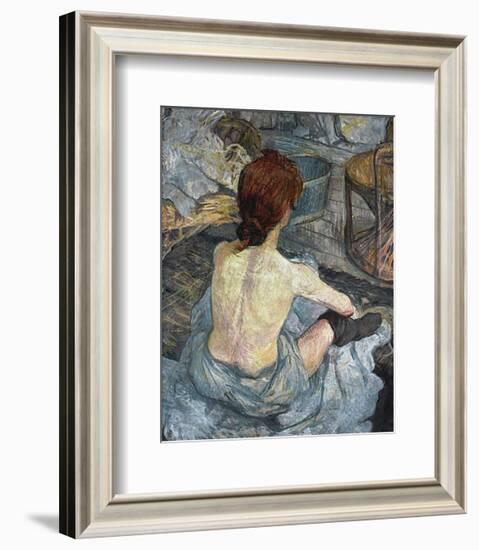 La Toilette-Henri de Toulouse-Lautrec-Framed Art Print