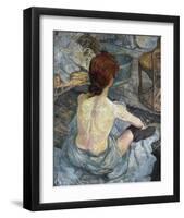 La Toilette-Henri de Toulouse-Lautrec-Framed Art Print